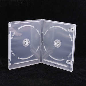 Boîtier de protection pour 2 disques Blu-ray/DVD en plastique PP bleu de 14 mm, pour <span class=keywords><strong>jeux</strong></span> vidéo et films, avec impression personnalisée - Product Image 2