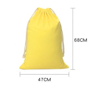 Sacs à cordon en coton personnalisés avec logo imprimé pour salons professionnels, écoles, bijouteries – Cadeaux promotionnels - Product Image 2