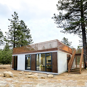 <span class=keywords><strong>Casa</strong></span> Pequeña de 2 Pisos BDMS con Terraza y Baño y Cocina Completos, Casas Pequeñas para Cafetería Móvil, Bar, Pizzería - Product Image 1