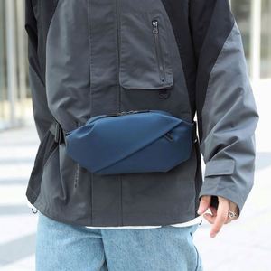Bolso de Cintura Multifuncional de PU para Hombre, Bolso de Pecho para Deportes al Aire Libre, Viajes, Bolso Cruzado Informal - Product Image 2