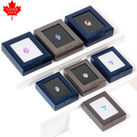 Boîte de présentation carrée en acrylique transparent LAIRE pour bijoux et pierres précieuses en vrac
