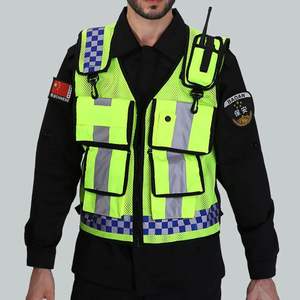 Custom Logo Reflective Vest Wholesale High Visibility Security <b>Guard</b> Workwear OEM Bulk Polyester/Cotton Unisex Protective - Product Image 2