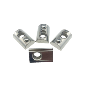 T type 4040 <span class=keywords><strong>3030</strong></span> 2020 élasticité boule à ressort écrou demi-rond pour profilé en aluminium - Product Image 1