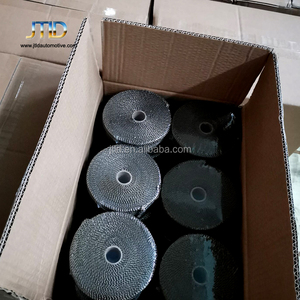 Aislamiento de escudo térmico 1,5mm * 50mm * 10m coche motocicleta <span class=keywords><strong>escape</strong></span> envoltura silenciador cinta térmica Accesorios - Product Image 3