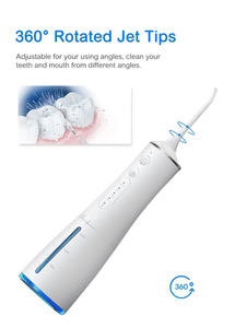 Tanque de agua recargable por USB de 300ml, hilo <span class=keywords><strong>dental</strong></span> eléctrico, portátil, inalámbrico para IPX7, resistente al agua, uso en Hotel, 5 presiones - Product Image 5