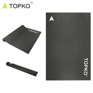 TOPKO 낮은 moq 여분의 대형 매트 요가 프리미엄 운동 에코 사용자 정의 인쇄 체육관 운동 바닥 PVC 요가 매트