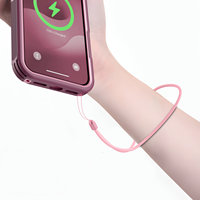 Étui de luxe magnétique 3-en-1 robuste pour iPhone 18 Pro Max 17 16, antichoc avec anneau de protection d'appareil photo, support et cordon