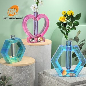 Molde de Silicona para Tubos de Ensayo AK Creative, Molde de Resina para Decoración del Hogar, Incubadora de Plantas, Molde de Resina Epoxi con Tubos de Ensayo - Product Image 3