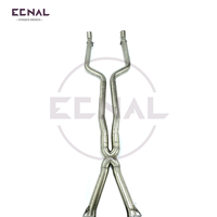 Système d'échappement en acier inoxydable poli Ecnal Valvetronic Racing pour BMW M850i G14 G15 G16 V8 4.4T