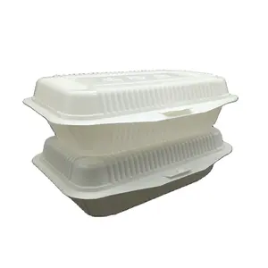 Takeaway חד פעמי מזון אורז אחסון מיכל תיבת עבור קייטרינג מסעדות