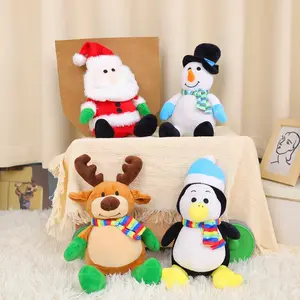 Boneka rusa Natal, boneka rusa Natal, hadiah anak-anak perempuan, boneka manusia salju Natal, hadiah mainan untuk anak-anak