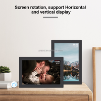Cadre photo numérique intelligent 10.1 "IPS écran tactile cadre photo numérique WiFi montage mural rotation automatique Photos vidéos Frameo