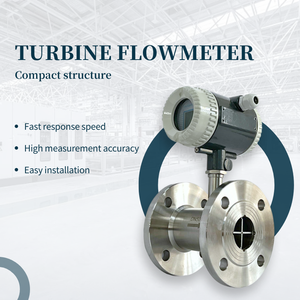 Độ Chính Xác Cao Kỹ Thuật Số Thông Minh Dòng Tuabin Cảm Biến 4-20mA Đầu Ra Cho Không Khí Khí Tự Nhiên Chất Lỏng Nước Dầu Giám Sát OEM - Product Image 2