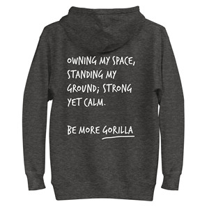 Sudadera con capucha bordada de mezcla de algodón Think Ocean Gorilla Aspirations - Product Image 2