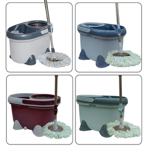 China Easy Wring 360 Magic <strong>Microfibre</strong> Spin <strong>Mop</strong> Bucket Set 2 in 1 Self-wringing Cleaning <strong>Mop</strong> with Replacement Heads - Product Image 6