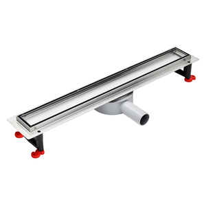 SANIPRO 304 Stainless Steel Tile Insert Hidden <strong>Shower</strong> Drain Bathroom Linear Long Floor Drains with 360 Degree Rotation <strong>Outlet</strong> - Product Image 6