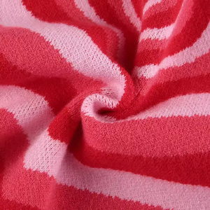 Y2K col roulé femmes rayé coeur motif esthétique <span class=keywords><strong>pull</strong></span> doux pulls à manches longues tricot haut court 90s Harajuku tricot - Product Image 5