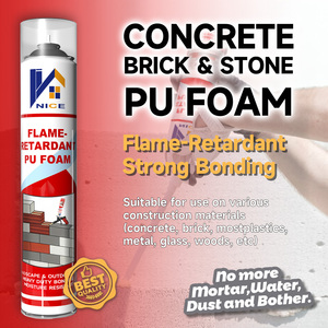 Scellant en <span class=keywords><strong>mousse</strong></span> PU à haute expansion et haute dureté de type pistolet 750 ml pour le collage du béton et de la pierre - Product Image 3