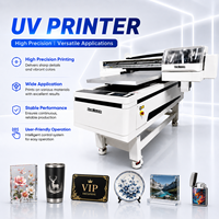 Printer UV Flatbed Profesional 6090 untuk Printer Inkjet UV Otomatis Presisi Tinggi Garansi 1 Tahun