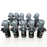 Unidad de Potencia Hidráulica Lift Brand DC12V/24V 1.5KW, Bomba de Engranajes 2.0CC/R, 22Mpa, Válvula Solenoide Doble, Mini Sistema Hidráulico, Tanque de 6L