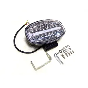 Aluminum LED Headlight Retrofitting Daytime Running Lights for Off-Road Vehicle Pick Up Truck Led Spotlight