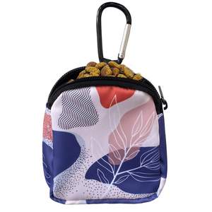 Échantillon gratuit Sac de dressage pour animaux de compagnie portable en plein air Petit sac à friandises pour chien en silicone portable Fermeture magnétique Clip de ceinture - Product Image 1