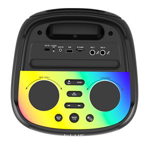 2025 nuevo Altavoz <span class=keywords><strong>Bluetooth</strong></span> doble de 6,5 pulgadas mejor venta en línea, máquina de karaoke de 60W con dos micrófonos inalámbricos - Product Image 2
