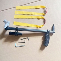 JW-229 Lance-pierre laser puissant, pliable et télescopique, portable pour l'extérieur, avec bandes élastiques à installation rapide