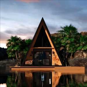 Casa Modular Prefabricada de Lujo, Estructura de Acero, Casa Prefabricada Tipo <span class=keywords><strong>Hotel</strong></span>, Kit de Casa Prefabricada Pequeña - Product Image 2