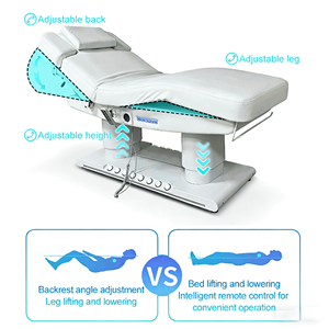 Table de massage professionnelle de luxe, esthétique, grand format, chauffée et réglable en hauteur - Product Image 2