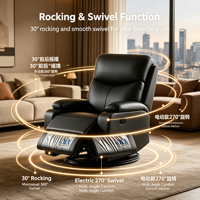 Fauteuil inclinable de salon haut de gamme, fauteuil électrique à massage à distance pour les soins capillaires et esthétiques