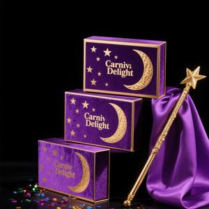 Boîte d'emballage de costume de danse de fête de Noël pour fille en carton magnétique haut de gamme, matériaux recyclés, doublure en éponge, chaussettes, spectacle de scène - Product Image 4