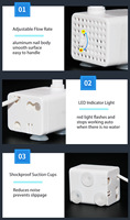 ALMANE AYS-003D Aquarium-Wasserpumpe Klein Mini Ultra-Leise Umweltfreundlich Kunststoff Tauchpumpe Mikrofiltration Zirkulation Steingarten
