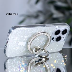 Funda para Teléfono Pearl, Carcasa Magnética Personalizada de TPU Transparente para iPhone 16 15 14 13 12 Pro Max - Product Image 5