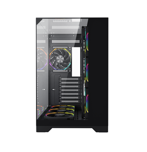 Gaya baru E-ATX kelas atas penuh Menara Desktop tiga kaca antigores PC Casing <span class=keywords><strong>Cpu</strong></span> lemari Casing komputer game - Product Image 3