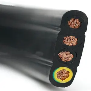 Cables de bomba sumergibles, 600V, impermeable, JHS, 4 núcleos, 25mm, el mejor precio