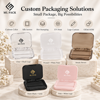 Boîtier compact transparent personnalisé vide pour maquillage, rechargeable, pour poudre compacte et palette de blush, emballage cosmétique OEM ODM en gros
