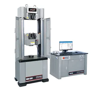 KASON High quality computer control servo hydraulic universal testing machine floor yield strength and tensile strength 600kn