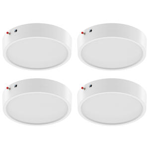 Lumière LED de bureau d'hôtel commercial montage encastré de 7 pouces avec luminaires de secours modernes - Product Image 3