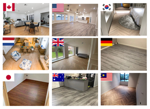 Suelo Vinílico SPC Híbrido Resistente al Desgaste, Impermeable, para Interiores, Estilo Moderno en Gris Madera y Mármol, para Interiores - Product Image 6