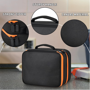 Bolsa dura Eva impermeable para multímetro digital <span class=keywords><strong>Fluke</strong></span> 18B + F18b + y probador de continuidad y corriente de voltaje eléctrico - Product Image 2