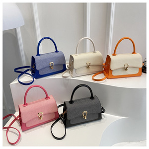 Bolso de Mano Cuadrado de Alta Calidad en Color Contrastante, Bolso de Mujer, Nuevo Bolso Cruzado Ligero de Verano, Bolso de Hombro, RTS, Pedido Mixto al por Mayor - Product Image 2