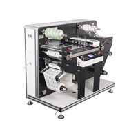 Mesin Pemotong Label Roll Format Lebar dengan Mekanisme Pemotongan Terpadu, Kontrol PLC ABB, dan Motor