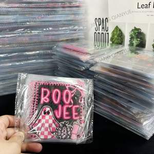 Le fabricant professionnel <span class=keywords><strong>Halloween</strong></span> UVDTF tasse enveloppe autocollants impression par transfert de taille personnalisée pour tasse à café rouge Logo d'emballage personnalisé - Product Image 3