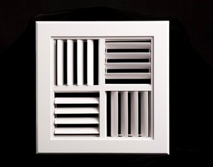 Đa hướng khuếch tán cố định lưỡi nhựa vuông với Ezy-Snap gắn hệ thống - Product Image 1