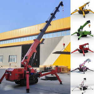 Zmt รถเครนตีนตะขาบไฟฟ้าดีเซลขนาดเล็กแบบสไปเดอร์เครน1 3 5 10 12ตันพร้อมตระกร้าสำหรับผู้ชาย P-850 - Product Image 1