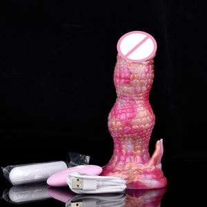 FAAK mainan seks Dildo anjing lucu bergetar untuk wanita Masturbator Pria pijat <span class=keywords><strong>Anal</strong></span> steker pantat mainan seks murah - Product Image 2