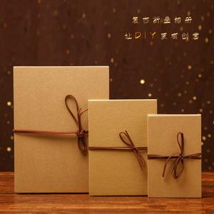 <span class=keywords><strong>Album</strong></span> photo personnalisé en papier kraft relié rigide, <span class=keywords><strong>album</strong></span> photo créatif pliable en accordéon, cadeau fait main - Product Image 4