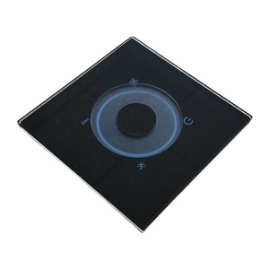 Interrupteur tactile Ultra fin 2mm, blanc, en verre, avec diffuseur d'icônes, pour maison connectée, nouveau - Product Image 6