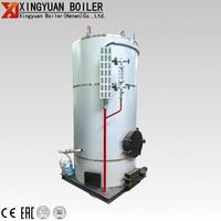 Générateur de vapeur vertical à biomasse à haute efficacité, alimenté aux granulés de bois, 200-2000 kg/h, pour l'industrie brassicole